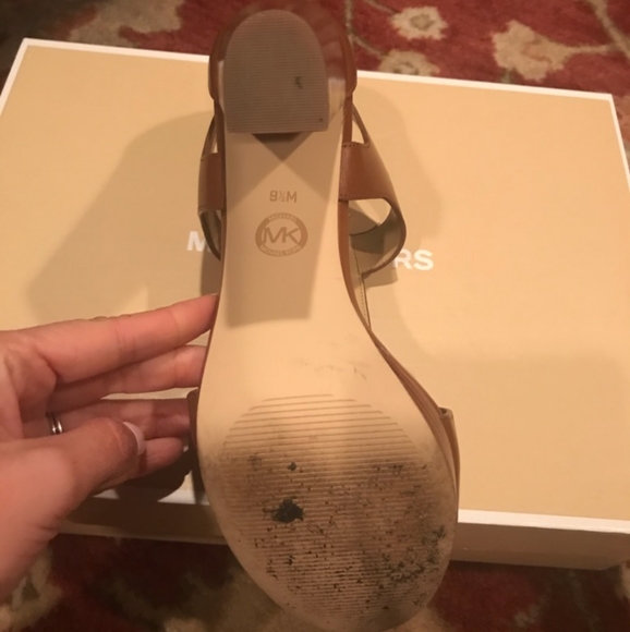 Michael Kors Tan High Heeled Sandal - still available, REDUCED LISTING PRICE! - Picture 4 of 5